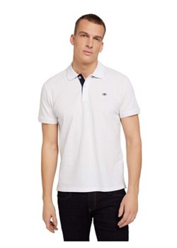 Tom Tailor Polo 1027713 Biały Regular Fit ze sklepu MODIVO w kategorii T-shirty męskie - zdjęcie 171987101
