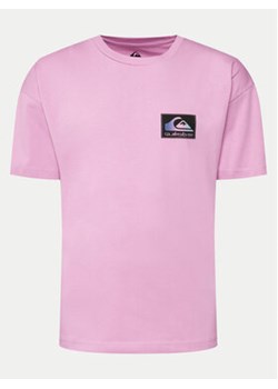 Quiksilver T-Shirt Back Flash EQYZT07605 Różowy Regular Fit ze sklepu MODIVO w kategorii T-shirty męskie - zdjęcie 171987141