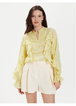 TWINSET Bluzka 241TP2530 Żółty Straight Fit ze sklepu MODIVO w kategorii Bluzki damskie - zdjęcie 171987181