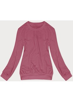 Cienka bluza dresowa damska ze ściągaczami brudny róż (68W05-19) ze sklepu goodlookin.pl w kategorii Bluzy damskie - zdjęcie 171987210