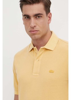 Lacoste polo bawełniane kolor pomarańczowy gładki PH3450 S0I ze sklepu ANSWEAR.com w kategorii T-shirty męskie - zdjęcie 171987640