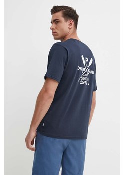 Pepe Jeans t-shirt bawełniany CALLUM męski kolor granatowy z nadrukiem PM509370 ze sklepu ANSWEAR.com w kategorii T-shirty męskie - zdjęcie 171987992