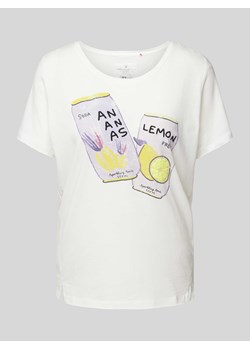 T-shirt z nadrukiem z motywem model ‘Corella’ ze sklepu Peek&Cloppenburg  w kategorii Bluzki damskie - zdjęcie 171989422