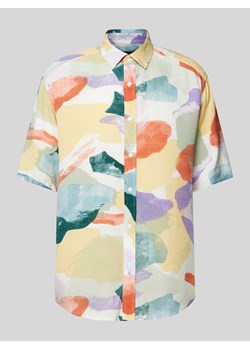 Koszula casualowa ze wzorem na całej powierzchni model ‘BUD’ ze sklepu Peek&Cloppenburg  w kategorii Koszule męskie - zdjęcie 171989834