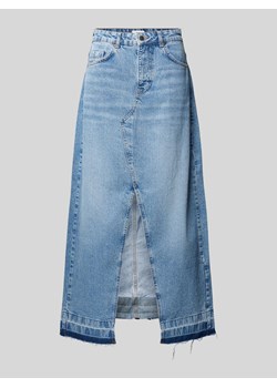 Spódnica jeansowa z 5 kieszeniami model ‘Harper’ ze sklepu Peek&Cloppenburg  w kategorii Spódnice - zdjęcie 171989844