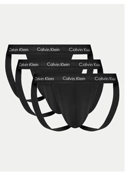 Calvin Klein Underwear Komplet 3 par slipów Jock Strap 000NB2623A Czarny ze sklepu MODIVO w kategorii Majtki męskie - zdjęcie 171991082
