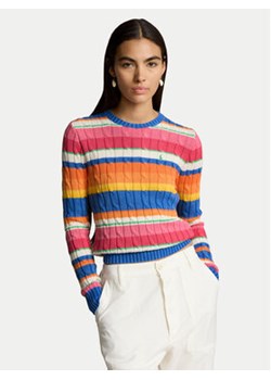 Polo Ralph Lauren Sweter 211935304001 Kolorowy Regular Fit ze sklepu MODIVO w kategorii Swetry damskie - zdjęcie 171991161