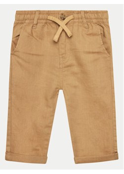 United Colors Of Benetton Spodnie materiałowe 4BE7GF01H Beżowy Regular Fit ze sklepu MODIVO w kategorii Spodnie chłopięce - zdjęcie 171991173