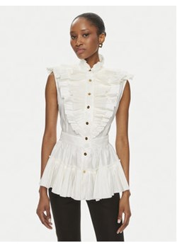 Babylon Bluzka S00358 Biały Regular Fit ze sklepu MODIVO w kategorii Koszule damskie - zdjęcie 171991180