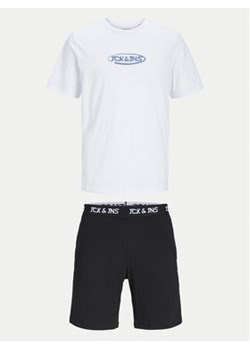 Jack&Jones Junior Komplet t-shirt i szorty sportowe Jacoliver 12257172 Biały Standard Fit ze sklepu MODIVO w kategorii Komplety chłopięce - zdjęcie 171991213