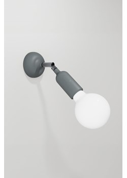 H & M - Zestaw 2 Silikonowych Lamp Z Żarówkami - Szary ze sklepu H&M w kategorii Lampy ścienne - zdjęcie 171991380