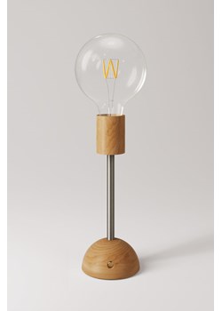 H & M - Lampa Do Ładowania Z Żarówką - Biały ze sklepu H&M w kategorii Lampy stołowe - zdjęcie 171991422