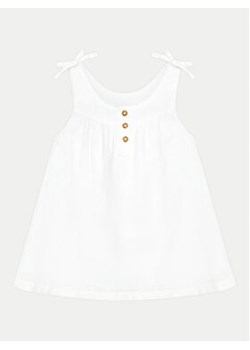United Colors Of Benetton Sukienka letnia 4BE7GV01C Biały Regular Fit ze sklepu MODIVO w kategorii Sukienki dziewczęce - zdjęcie 171992454