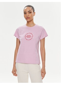 Helly Hansen T-Shirt W Core Graphic T-Shirt 54080 Różowy Regular Fit ze sklepu MODIVO w kategorii Bluzki damskie - zdjęcie 171992502