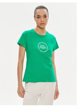 Helly Hansen T-Shirt W Core Graphic T-Shirt 54080 Zielony Regular Fit ze sklepu MODIVO w kategorii Bluzki damskie - zdjęcie 171992584