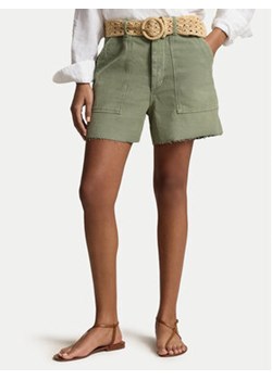 Polo Ralph Lauren Szorty materiałowe 211949934001 Zielony Regular Fit ze sklepu MODIVO w kategorii Szorty - zdjęcie 171992620