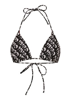 HUGO Damski stanik bikini - Bonnie Triangle Kobiety Sztuczne włókno czarny wzorzysty ze sklepu vangraaf w kategorii Stroje kąpielowe - zdjęcie 171993442
