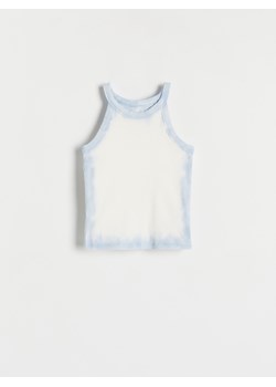 Reserved - Top z efektem sprania - jasnoniebieski ze sklepu Reserved w kategorii Bluzki dziewczęce - zdjęcie 171993882