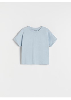 Reserved - Bawełniany t-shirt - jasnoniebieski ze sklepu Reserved w kategorii Koszulki niemowlęce - zdjęcie 171993930