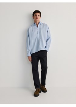 Reserved - Bawełniana koszula oversize - jasnoniebieski ze sklepu Reserved w kategorii Koszule męskie - zdjęcie 171994051
