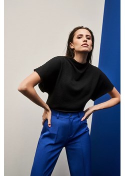Elegancka bluzka z szerokimi rękawami czarna ze sklepu Moodo.pl w kategorii Bluzki damskie - zdjęcie 171998881