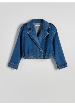Reserved - Jeansowa kurtka - niebieski ze sklepu Reserved w kategorii Kurtki damskie - zdjęcie 172001482