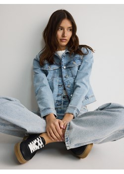 Reserved - Kurtka jeansowa - niebieski ze sklepu Reserved w kategorii Kurtki damskie - zdjęcie 172001843