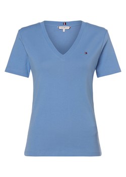 Tommy Hilfiger Koszulka damska Kobiety Bawełna niebieski jednolity ze sklepu vangraaf w kategorii Bluzki damskie - zdjęcie 172001900