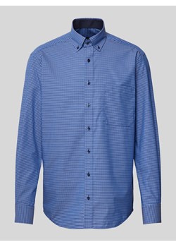 Koszula biznesowa o kroju comfort fit ze wzorem w kratkę vichy ze sklepu Peek&Cloppenburg  w kategorii Koszule męskie - zdjęcie 172002431