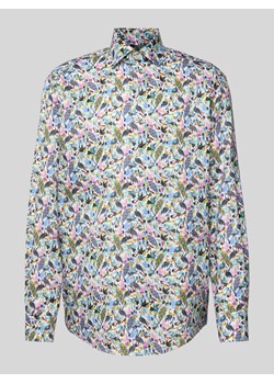 Koszula biznesowa o kroju comfort fit z kołnierzykiem typu kent ze sklepu Peek&Cloppenburg  w kategorii Koszule męskie - zdjęcie 172002473