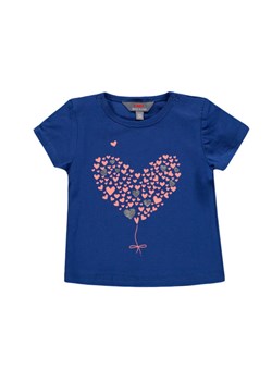 Dziewczęca bluzka z krótkim rękawem niebieska ze sklepu 5.10.15 w kategorii Koszulki niemowlęce - zdjęcie 172002680