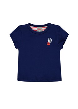 T-shirt dziewczęcy granatowy muszelki ze sklepu 5.10.15 w kategorii Koszulki niemowlęce - zdjęcie 172002814