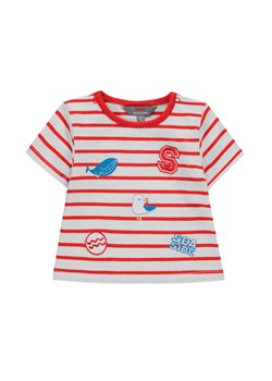 T-shirt niemowlęcy czerwono-biały paski ze sklepu 5.10.15 w kategorii Koszulki niemowlęce - zdjęcie 172002831
