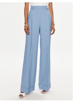 TWINSET Spodnie materiałowe 241TF2041 Niebieski Regular Fit ze sklepu MODIVO w kategorii Spodnie damskie - zdjęcie 172003174