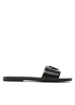 Calvin Klein Jeans Klapki Flat Sandal Slide Hw YW0YW00952 Czarny ze sklepu MODIVO w kategorii Klapki damskie - zdjęcie 172003214