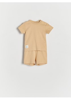 Reserved - Bawełniany komplet - beżowy ze sklepu Reserved w kategorii Komplety niemowlęce - zdjęcie 172003400