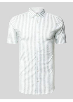 Koszula biznesowa o kroju slim fit z efektem melanżowym ze sklepu Peek&Cloppenburg  w kategorii Koszule męskie - zdjęcie 172005454
