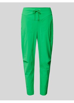 Spodnie materiałowe o kroju tapered fit z tunelem model ‘GIRA’ ze sklepu Peek&Cloppenburg  w kategorii Spodnie damskie - zdjęcie 172005510