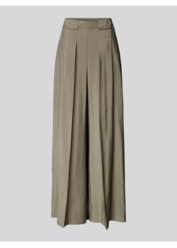 Spodnie z szeroką nogawką i zakładkami w pasie model ‘Thea Eden’ ze sklepu Peek&Cloppenburg  w kategorii Spodnie damskie - zdjęcie 172005542