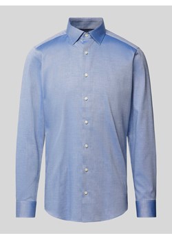 Koszula biznesowa o kroju body fit z kołnierzykiem kent model ‘Taviano’ ze sklepu Peek&Cloppenburg  w kategorii Koszule męskie - zdjęcie 172005640