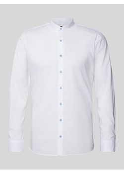 Koszula biznesowa o kroju super slim fit ze stójką ze sklepu Peek&Cloppenburg  w kategorii Koszule męskie - zdjęcie 172005642