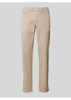 Spodnie w jednolitym kolorze model ‘EVEREST’ ze sklepu Peek&Cloppenburg  w kategorii Spodnie męskie - zdjęcie 172005693