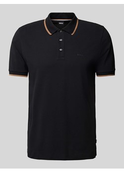 Koszulka polo z paskami w kontrastowym kolorze model ‘Parlay’ ze sklepu Peek&Cloppenburg  w kategorii T-shirty męskie - zdjęcie 172005724