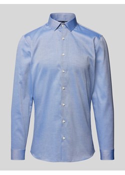 Koszula biznesowa o kroju super slim fit z kołnierzykiem typu kent model ‘Nick’ ze sklepu Peek&Cloppenburg  w kategorii Koszule męskie - zdjęcie 172005774