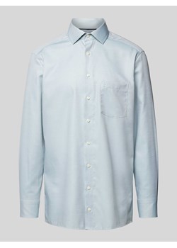 Koszula biznesowa o kroju modern fit z kołnierzykiem typu kent model ‘Bergamo’ ze sklepu Peek&Cloppenburg  w kategorii Koszule męskie - zdjęcie 172005792