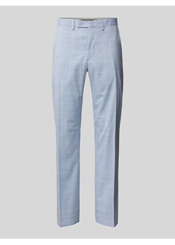 Spodnie do garnituru z dodatkiem wiskozy ze wzorem w kratę ze sklepu Peek&Cloppenburg  w kategorii Spodnie męskie - zdjęcie 172005920