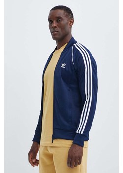 adidas Originals bluza Adicolor Classics SST Track Jacket męska kolor granatowy z aplikacją IR9866 ze sklepu ANSWEAR.com w kategorii Bluzy męskie - zdjęcie 172009522