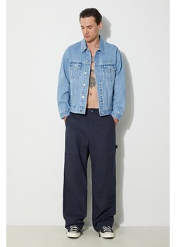 A Bathing Ape kurtka jeansowa Metal Logo Pin Denim Jacket męska kolor niebieski przejściowa oversize 1J80140056 ze sklepu PRM w kategorii Kurtki męskie - zdjęcie 172009744