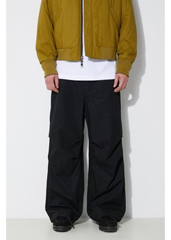 Engineered Garments spodnie bawełniane Over Pant kolor czarny proste OR343.ZT156 ze sklepu PRM w kategorii Spodnie męskie - zdjęcie 172010110