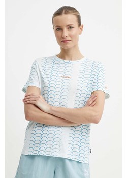 Picture t-shirt bawełniany Aulden damski kolor niebieski WTS434 ze sklepu ANSWEAR.com w kategorii Bluzki damskie - zdjęcie 172010384